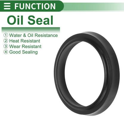 Oil Seal 36x44x5mm Seal Ring Rotary Shaft NBR Rubber Black 5 pcs
