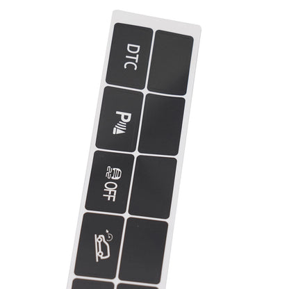 DASH Button Stickers for BMW X5 (2006–2013)