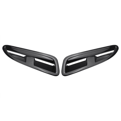 ABS Plastic Front Bonnet Vents Gloss Black for Jaguar XKR XK8 (2002-2009)