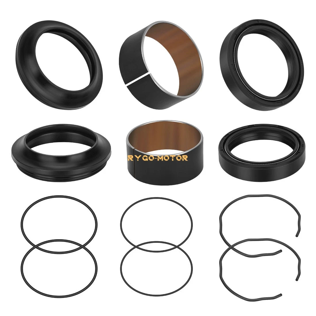 Front Fork Bushing Dust Oil Seals for SUZUKI GSX-R1000 (2009–2024)