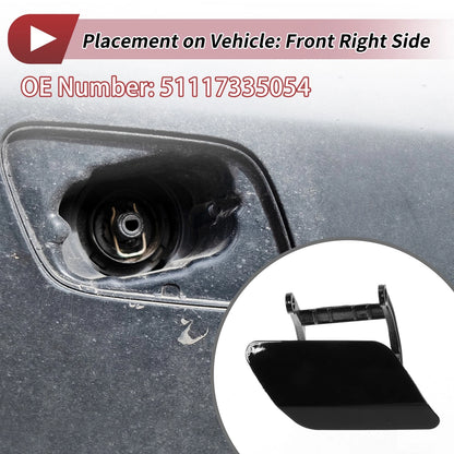 Washer Nozzle Cover for BMW 740i (2013-2015) Black