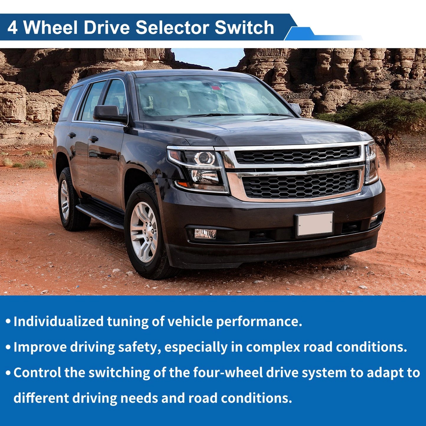 4x4 Wheel Drive Switch for Chevrolet Silverado 1500 (2014-2015)