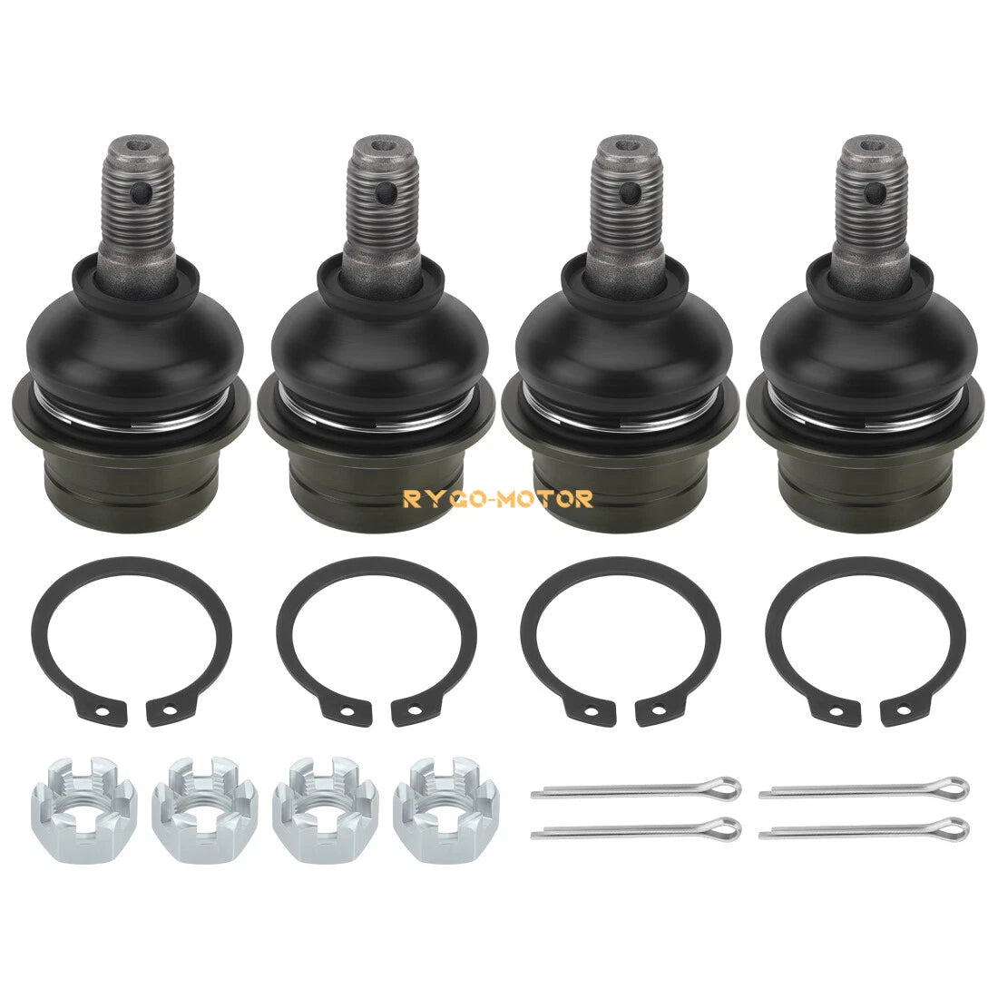 4 Upper Ball Joints for Suzuki Quadsport 400 LT-Z400 (2003–2009, 2012–2014)