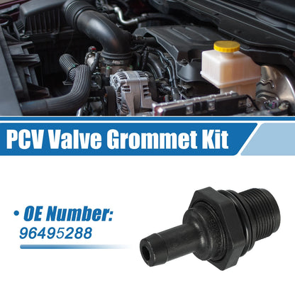 PCV Valve Exhaust Valve Fittings Black for Chevrolet Aveo (2004-2008)