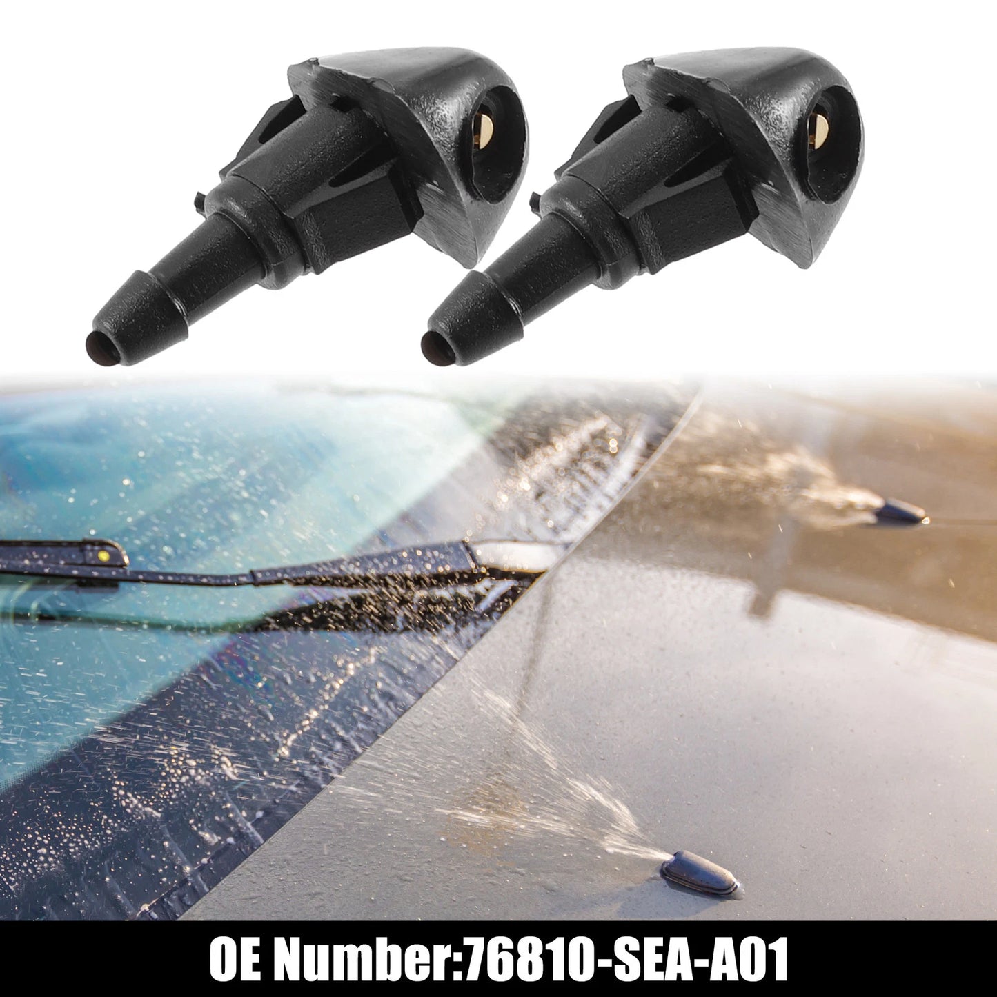 Windshield Washer Nozzle Spray Jet for Honda Fit 2007-2008