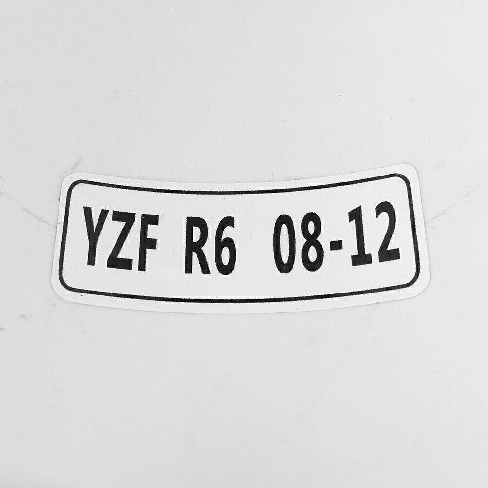 White Front Fender Mudguard for Yamaha YZF R6 (2008-2012)