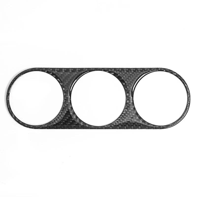Carbon Fiber Air Conditioning Switch Panel Trim for 08-14 Dodge Challenger