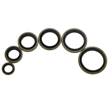 100 x Car Bonded Seal Oil Drain Plug Gasket Washers M6-M16