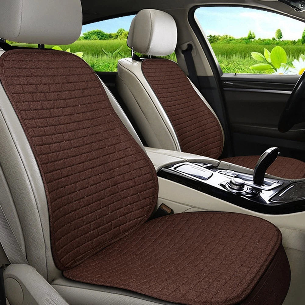 Universal Car Front Seat Mat Pad Cushion Cover for All Vehicles - Anti-Slip