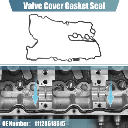 Black Engine Valve Cover Gasket Seal Set for BMW i8 (2014-2020)