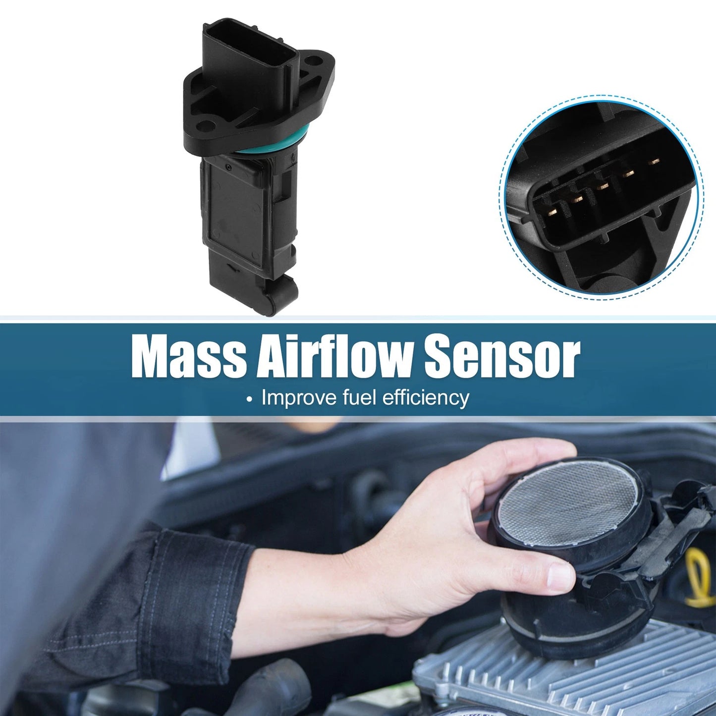 Mass Air Flow Sensor for Nissan Almera N16 1.8L (2002-2016)