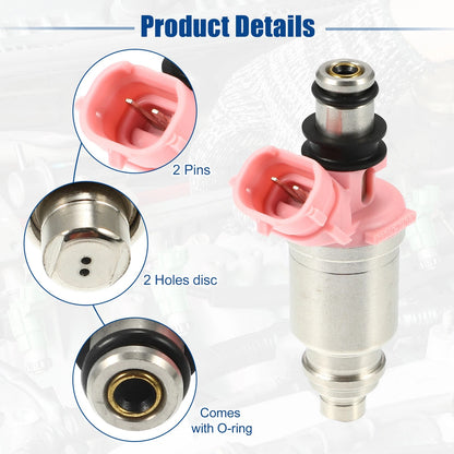 6 x Fuel Injector Nozzle for Toyota Land Cruiser 4.5L (1992-2004)