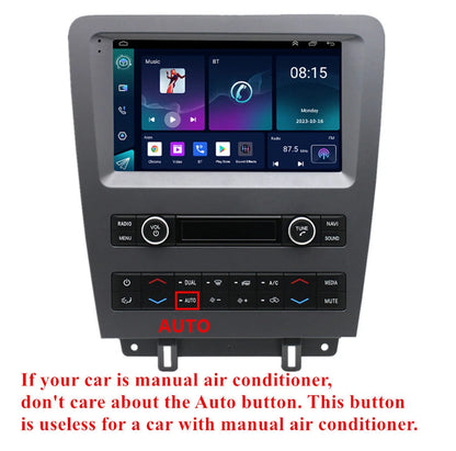 9" Carplay Stereo Radio GPS Navigation Head Unit for 2010-2014 Ford Mustang