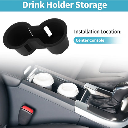 1 x Center Console Cup Holder Organizer for Toyota Highlander (2020–2024)