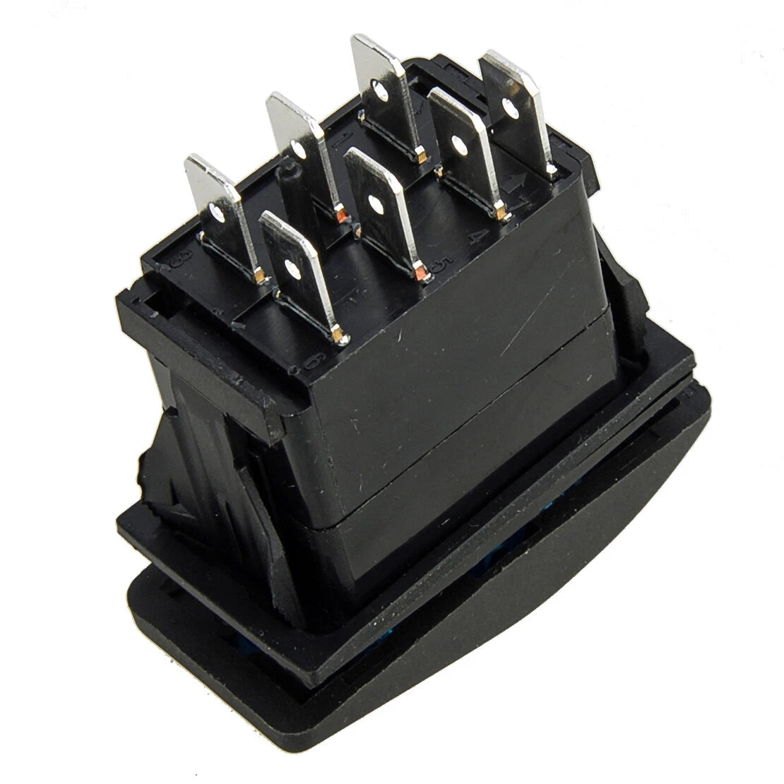 Rocker Switch DPDT 7 Pin 12-24V with Jumper Wires