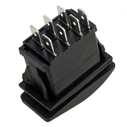 Rocker Switch DPDT 7 Pin 12-24V with Jumper Wires