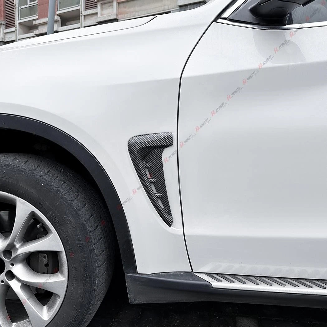 Carbon Style Side Air Fender Vent Cover for BMW X5 (2014–2018)