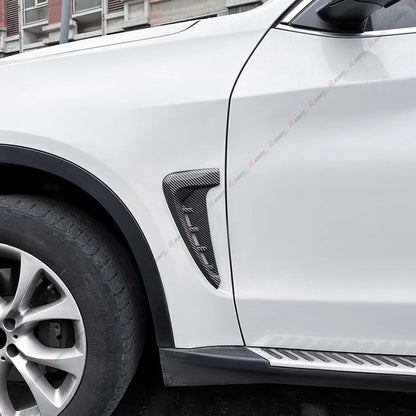 Carbon Style Side Air Fender Vent Cover for BMW X5 (2014–2018)