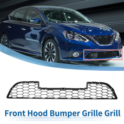 Front Lower Bumper Grille for Nissan Sentra (2015-2018) Black