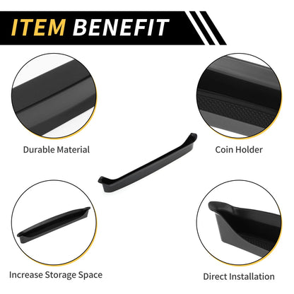 Passenger Storage Tray Organizer for Jeep Wrangler JL JLU (2018-2023) Black