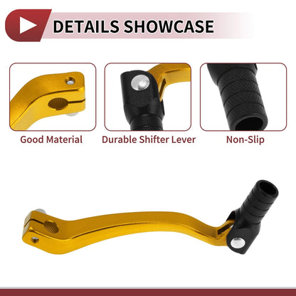 Shifter Lever Folding Gear for Kayo T6 Gold Tone Black