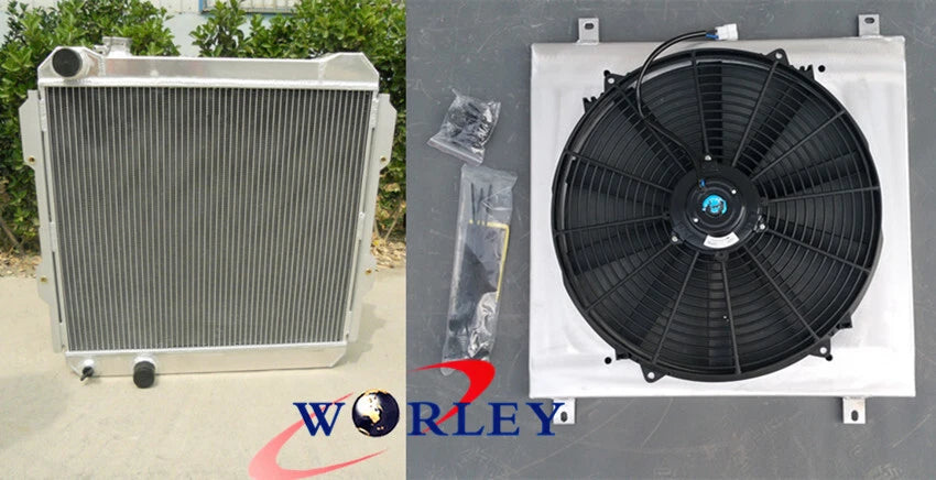 Radiator, Shroud, Fan for Toyota Hilux LN85 LN60 LN61 LN65 2.4L Diesel (84-91)