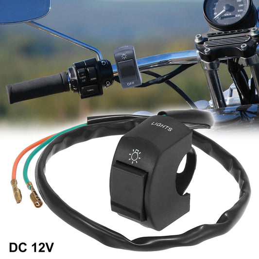 Handlebar Switch / 7/8" / Headlight Toggle for Motorcycle