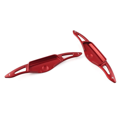 Red Interior Steering Wheel Paddle Shifter Extensions for Kia K3 (2020-2022)