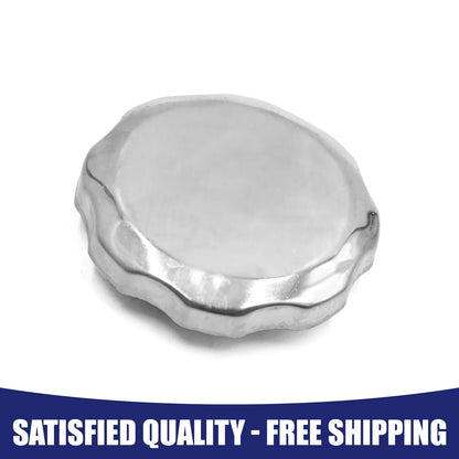 Gas Cap 1 x for Silver Tone Metal Cycle Scooter
