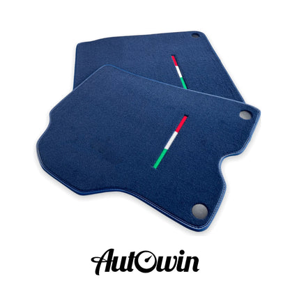 AutoWin Dark Blue Floor Mats for Ferrari California (2008-2014)