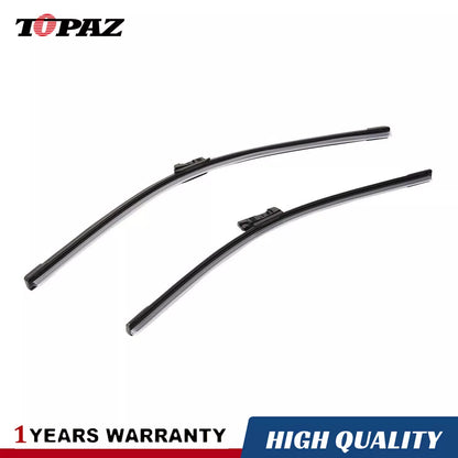 Wiper Blade Set 24" + 19" for VW Golf, Passat, Skoda Yeti, BMW X5, X6 (04-17)