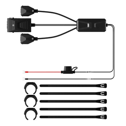 Multi Device Charging Solution Motorcycle USB C and A Chargers