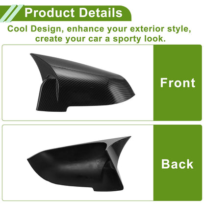 Mirror Cover Cap Replacement for BMW 5 Series F10/F11/F18 Facelift (2014-2018)