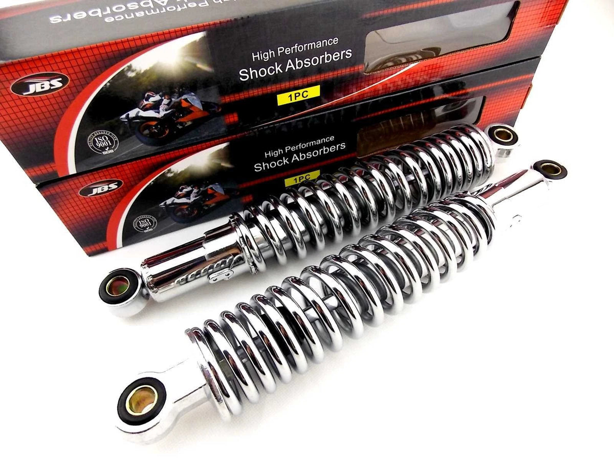 325mm JBS Chrome Rear Shock Absorbers for Suzuki GS1100G