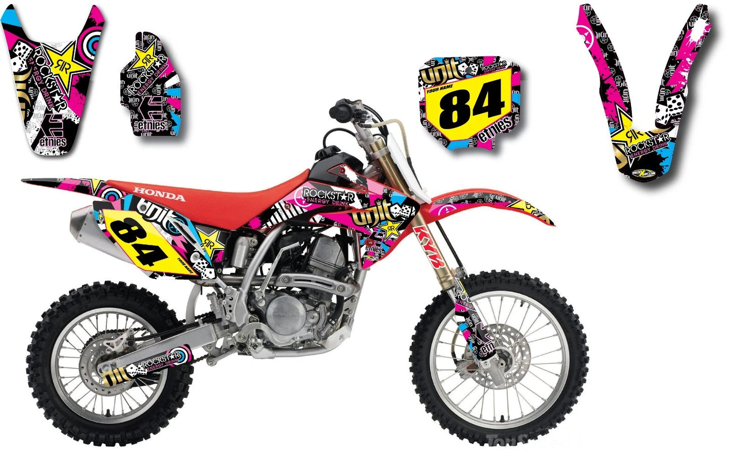 Custom Graphic Decals for Honda CRF 150R (2007-2023)