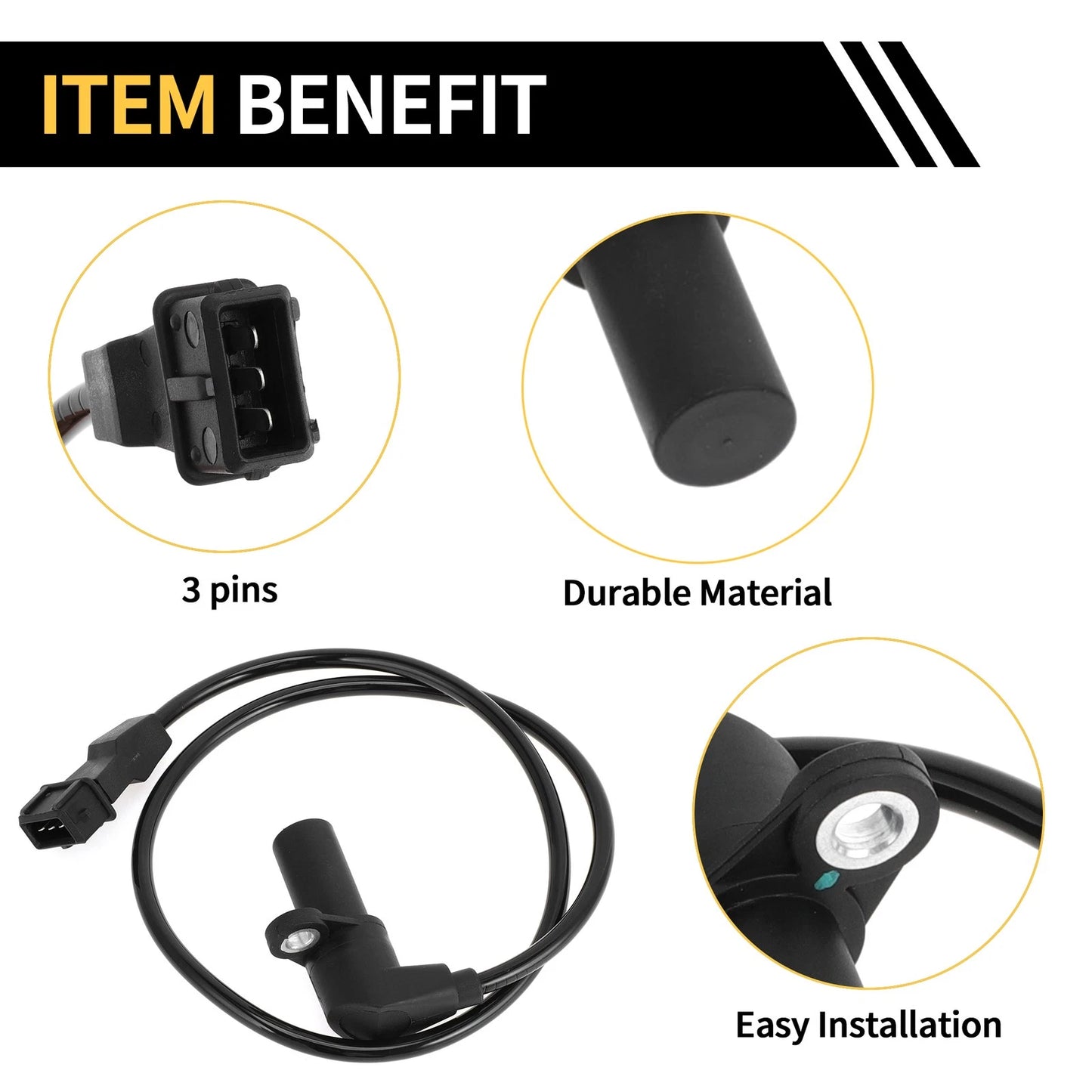 Crankshaft Position Sensor for Chevy Corsa Hatchback 1.8 Flex (2003 - 2005)