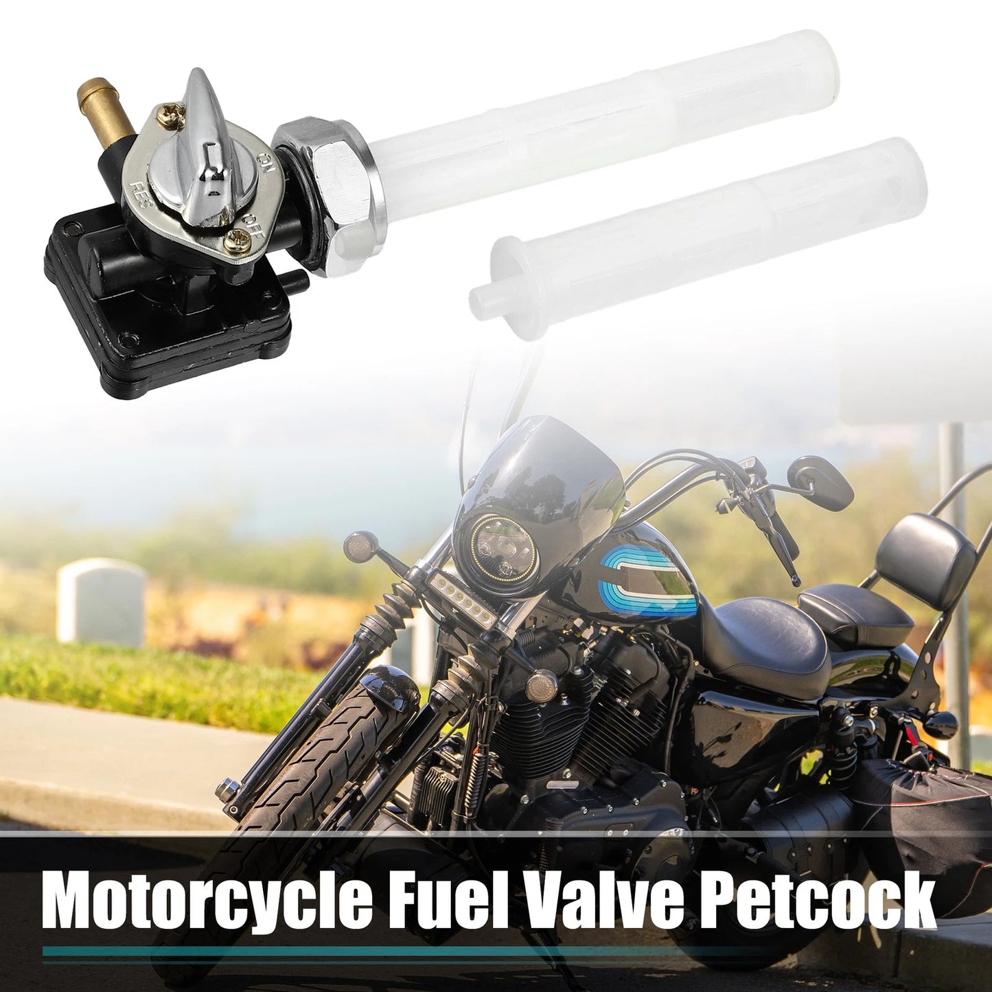 Fuel Valve Petcock for Harley FXST FLST FXD FLT (1995-2001)
