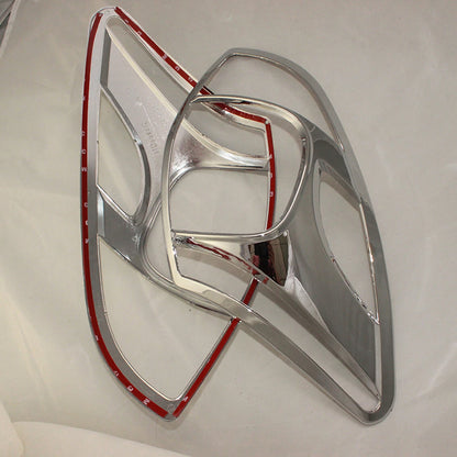 ABS Chrome Rear Light Lamp Tail Frame Cover Trim for 2006-2008 Toyota RAV4 2 x