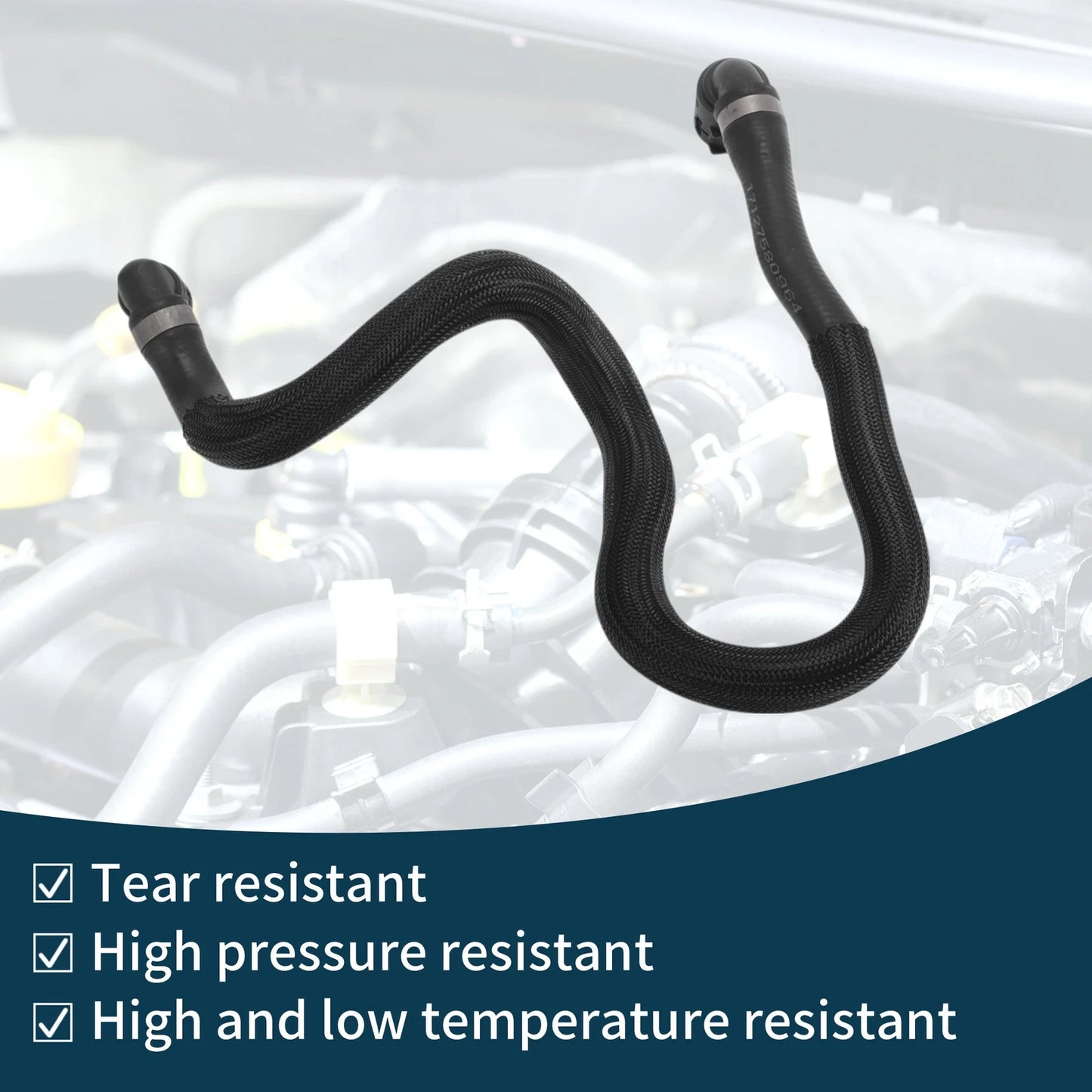 Radiator Hose for BMW 535i L6 3.0L Cooling Liquid Pipe (2011-2014)