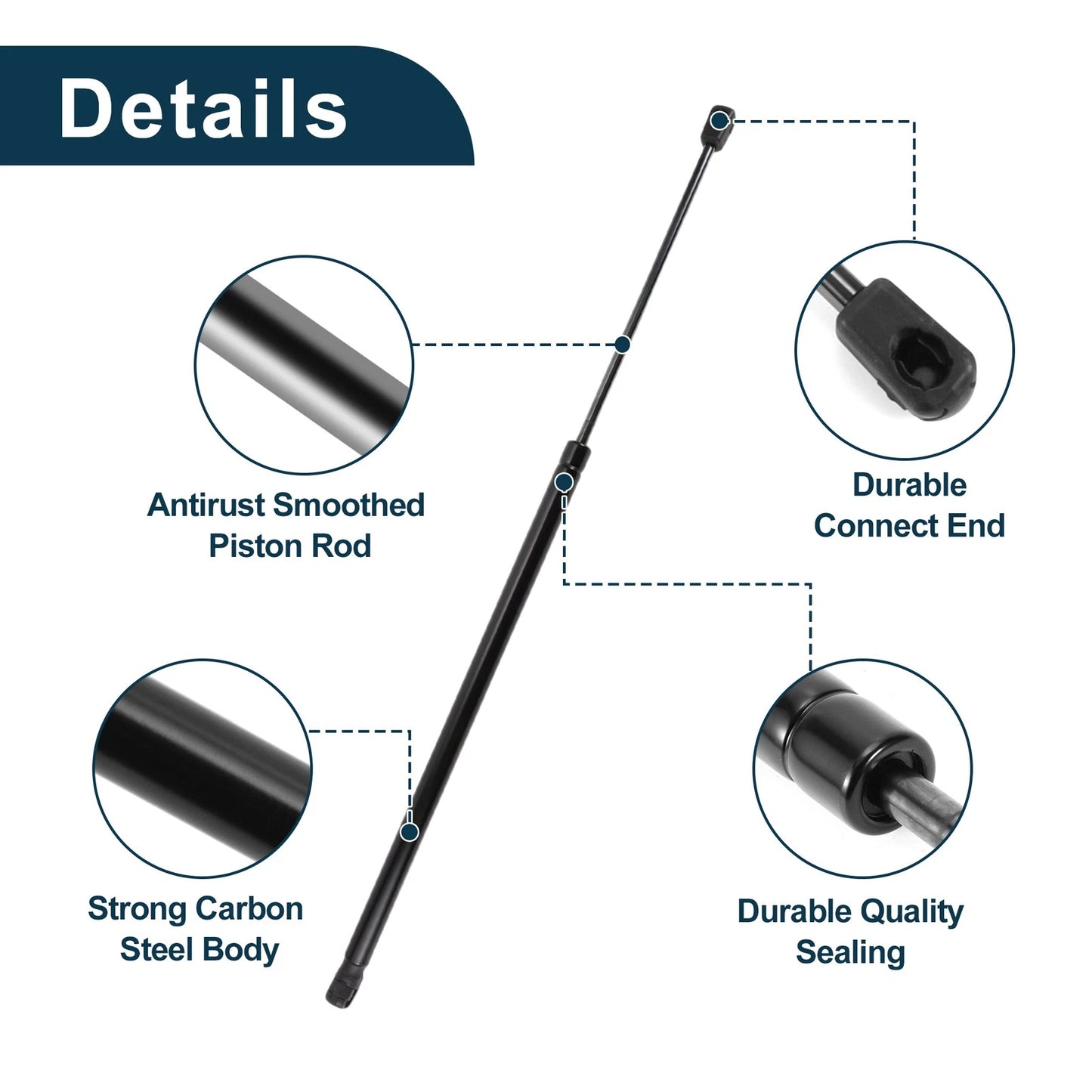 Front Hood Lift Supports Struts for GMC Acadia (2007-2012)