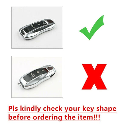 Yellow Remote Key Case Shell Cover for Porsche Cayenne Panamera (2017-2020)