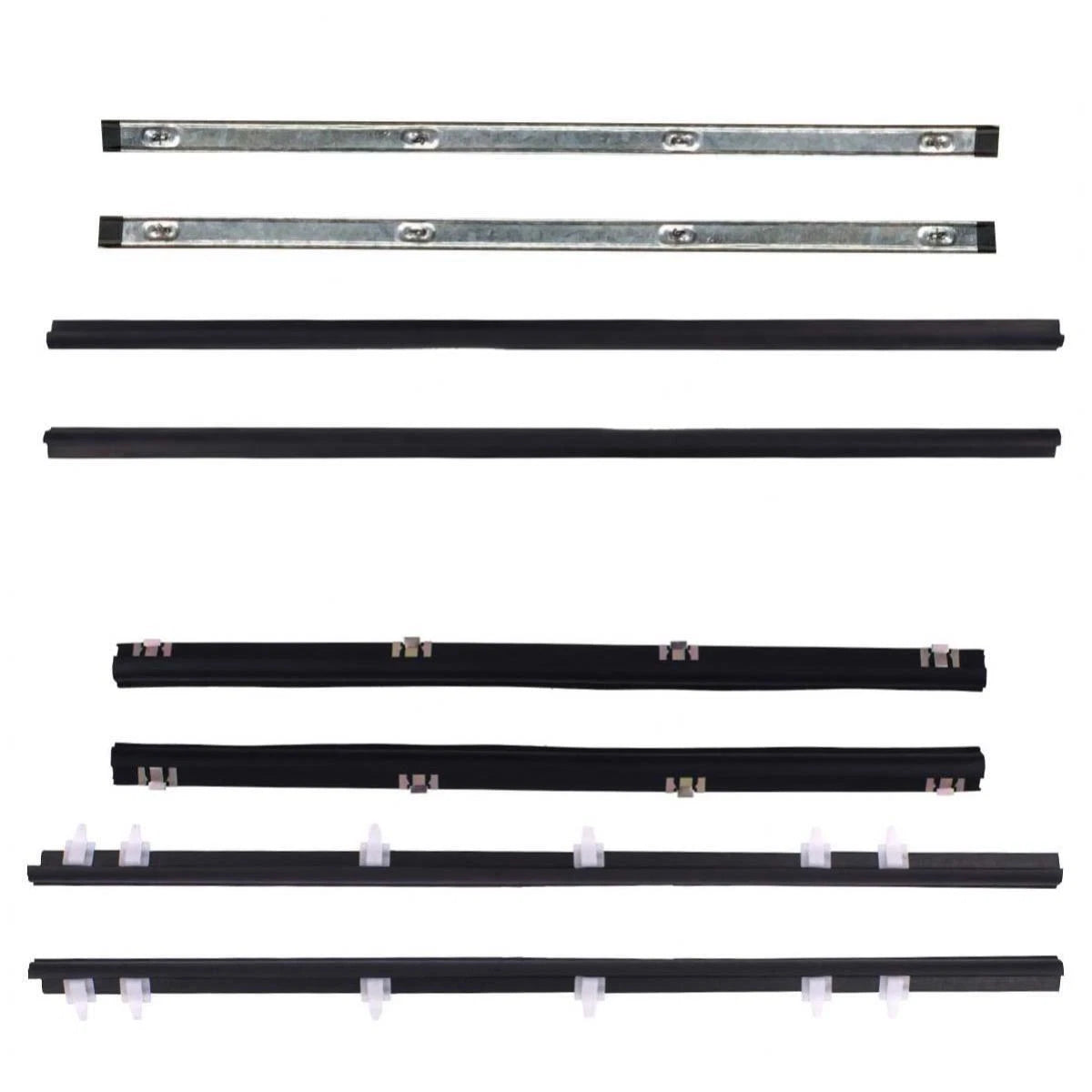 Weatherstrip Door Belt Out-In Set 8 Fits Toyota Corolla KE70 4D Sedan 1979-82