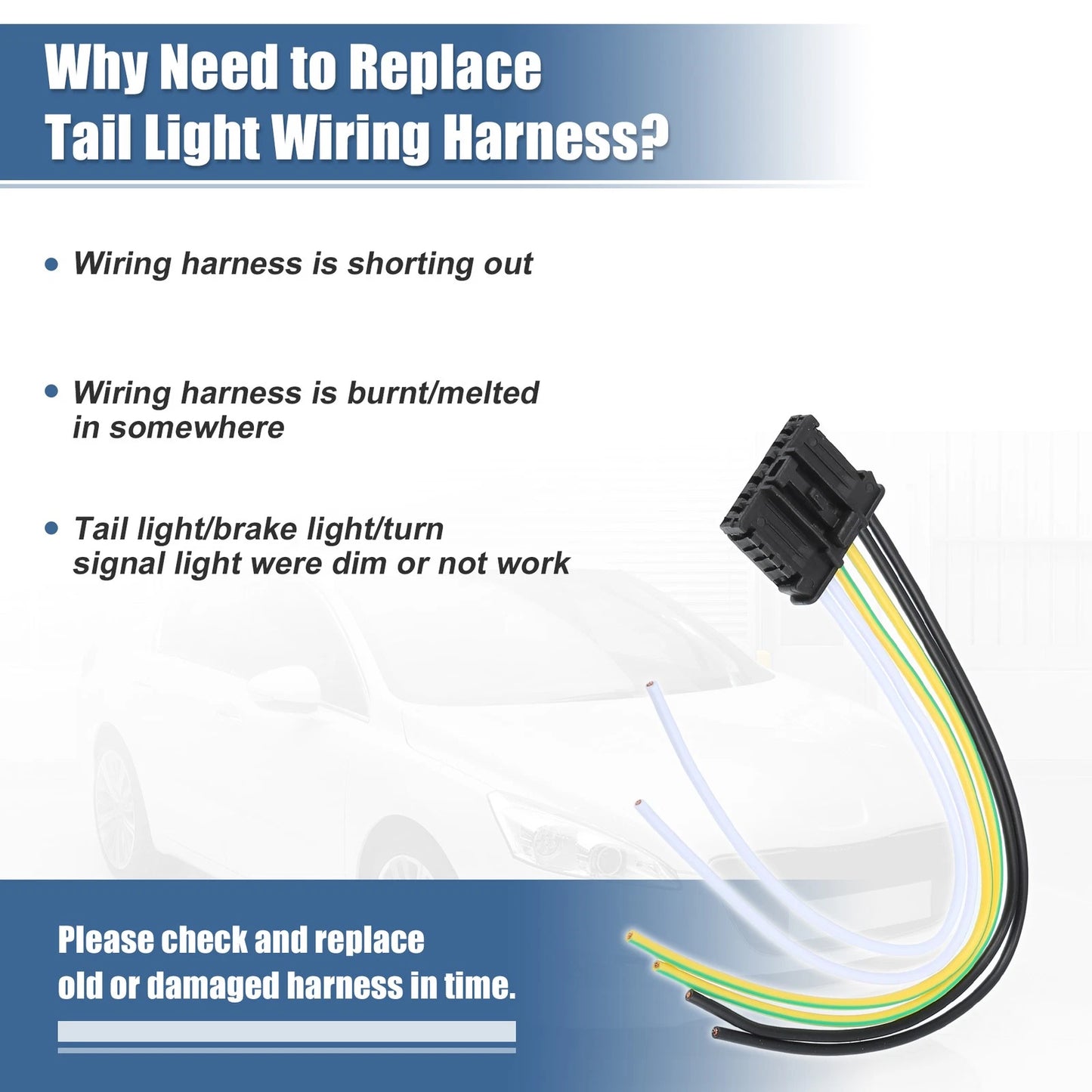 Taillight Wire Harness Connector for Peugeot