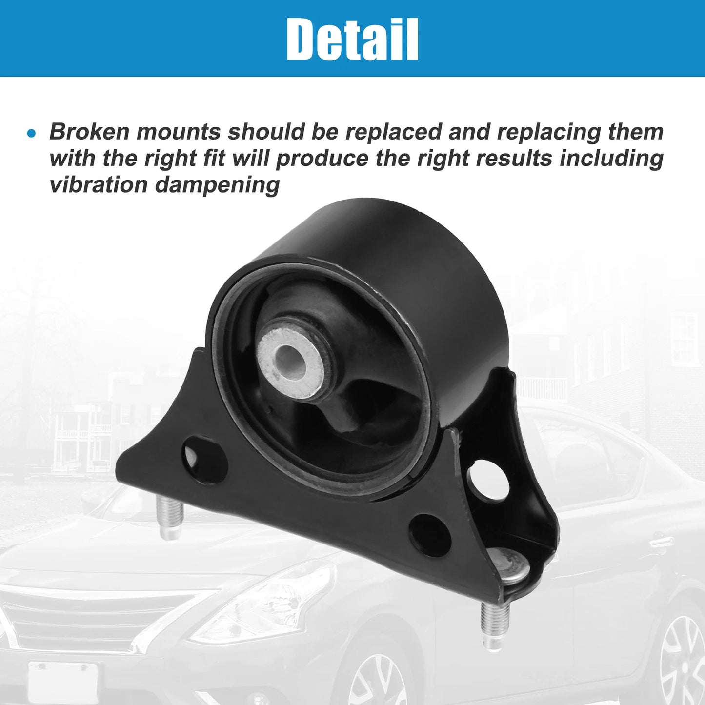 Engine Motor Mount for Toyota Highlander 4 Cyl 2.4L (2001-2007)