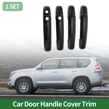 Carbon Fiber Black Door Handle Cover Trim for Suzuki Swift Vitara S-CROSS