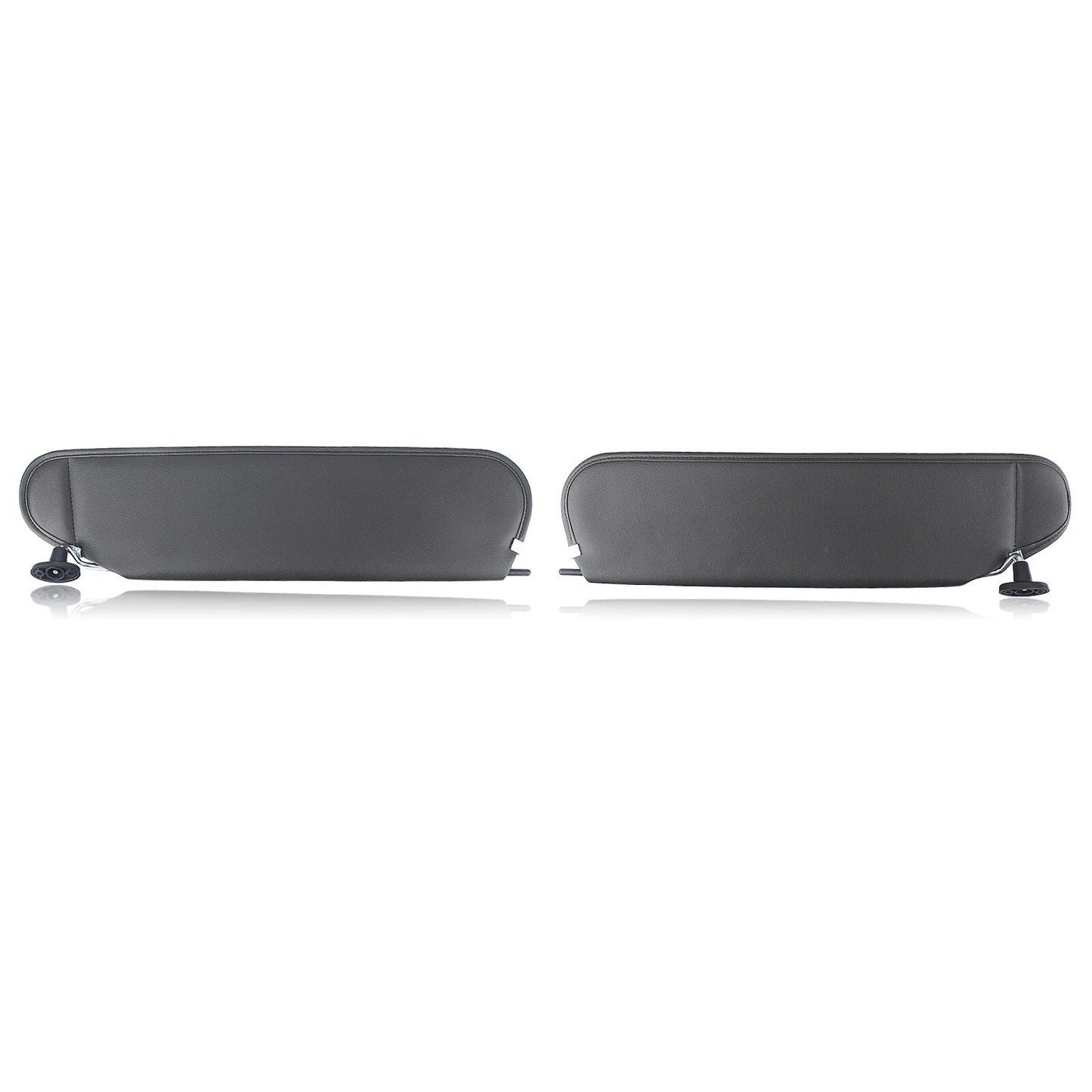 2 x Black Sunvisor Cover for Jeep Wrangler TJ (1997-2002)
