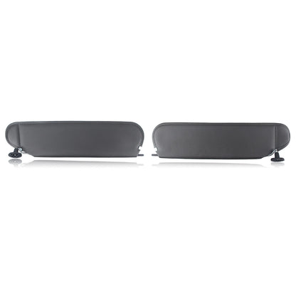 2 x Black Sunvisor Cover for Jeep Wrangler TJ (1997-2002)