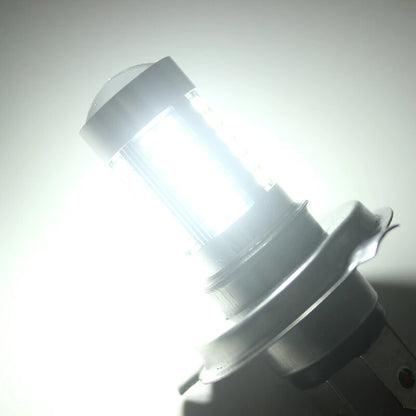 66SMD H4 9003 LED Lamp Car Motorcycle Headlight Bulb DC 6V 8W  High/Low Beam