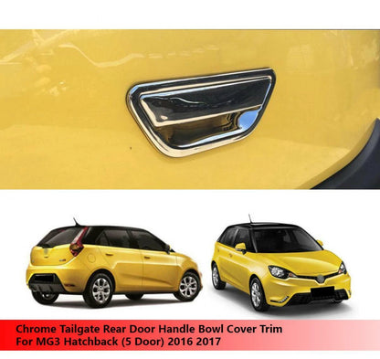 Chrome Tailgate Handle Bowl Cover for MG3 MG 3 (2016-2017)