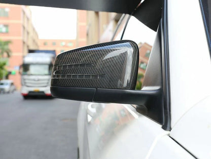 Carbon Fiber Mirror Covers for Benz W204 W212 W176 W117 W246 (2007-2023)